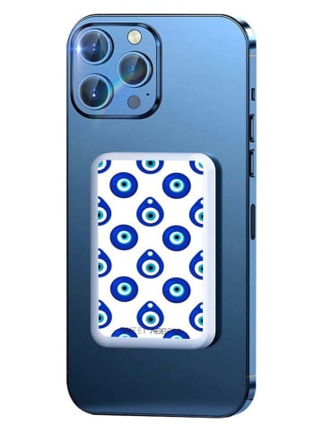 SWEET ACCESS Powerbank w kolorze biało-niebieskim - 10000 mAh