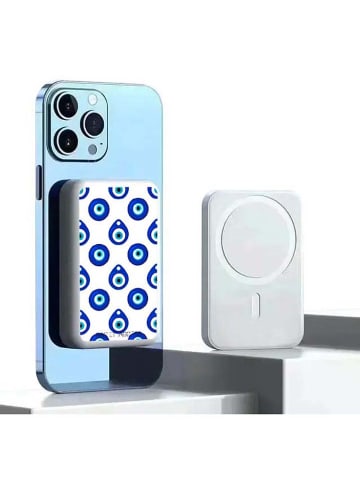 SWEET ACCESS Powerbank in Weiß/ Blau - 10000 mAh