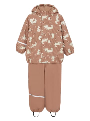 CeLaVi 2-delige regenoutfit lichtbruin