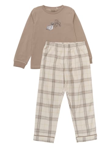 Minymo Pyjama in Hellbraun