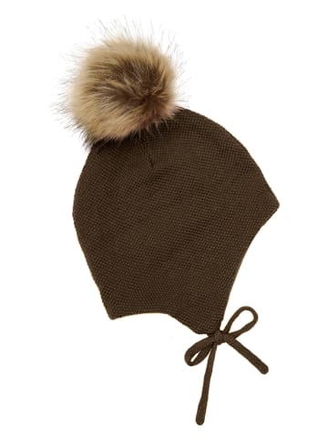 Minymo Bommelmütze in Khaki
