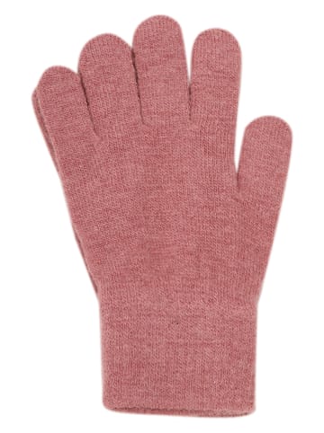 Minymo 3er-Set: Fingerhandschuhe in Hellbraun/ Dunkelrosa/ Creme