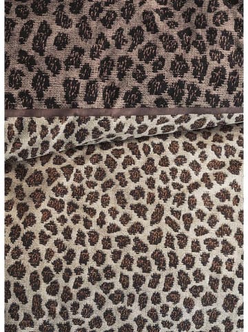 Rivièra Maison Komplet pościeli "Cheetah" w kolorze jasnobrązowo-brązowym