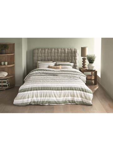 Rivièra Maison Bettwäsche-Set ''Sturdy'' in Beige/ Grün