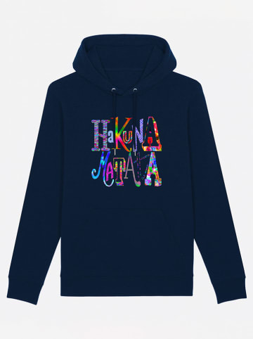 WOOOP Hoodie in Dunkelblau