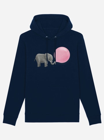WOOOP Hoodie in Dunkelblau