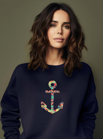 WOOOP Sweatshirt in Dunkelblau