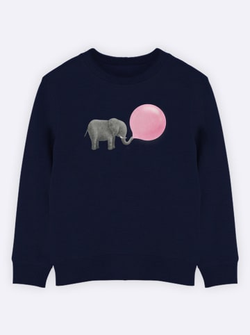 WOOOP Bluza "Jumbo Bubble gum" w kolorze granatowym