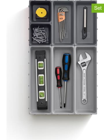 JosephJoseph Schubladenorganizer "Blox 7" in Grau/ Anthrazit - (L)44 x (B)26,5 cm