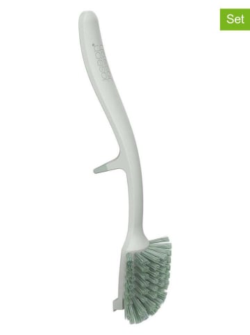 JosephJoseph 2er-Set: Spülbürsten "Edge" in Grün - (H)29 cm