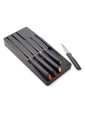 JosephJoseph 5er-Set Küchenmesser "Elevate" in Schwarz