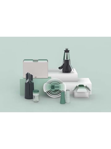 JosephJoseph 2-delige set: zout- & pepermolen groen - (H)16,9 cm