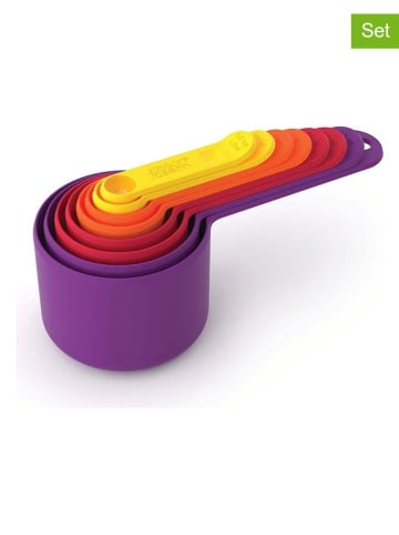 JosephJoseph 8-delige set: maatlepels paars/rood/geel