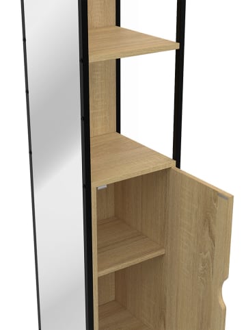 IDOMYA Essentials Spiegelschrank in Natur - (B)30 x (H)170 x (T)3 cm