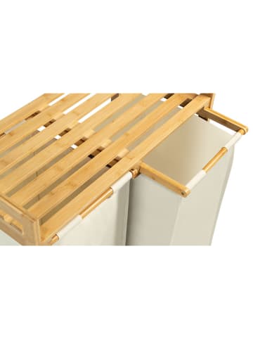 IDOMYA Essentials Wäschekorb in Natur/ Beige - (B)64 x (H)73 x (T)33 cm