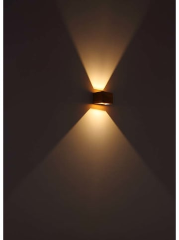 Globo lighting LED-Wandleuchte "Alina" in Hellbraun - (B)13,2 x (H)8,9 cm
