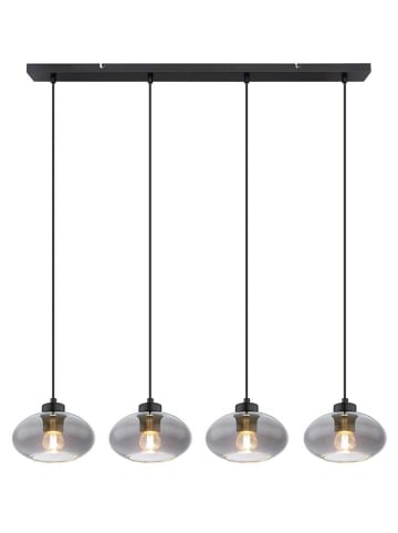 Globo lighting Hängeleuchte "Shaun" in Schwarz/ Grau - (B)96 cm