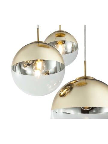 Globo lighting Hängeleuchte "Varus" in Gold - Ø 30 cm