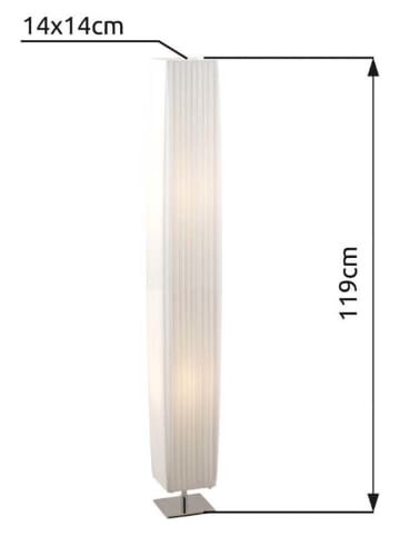 Globo lighting Standleuchte "Bailey" in Weiß - (H)119 cm