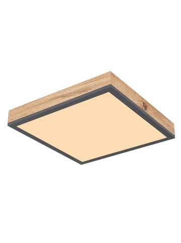 Globo lighting LED-Deckenleuchte "Doro" in Hellbraun/ Grau - (B)30 x (H)30 cm