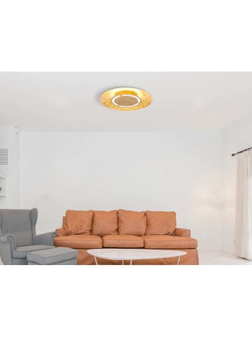 Globo lighting LED-Deckenleuchte "Tabea" in Gold - Ø 50 cm