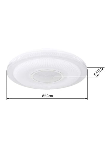 Globo lighting LED-Deckenleuchte "Manifique" in Weiß - Ø 50 cm