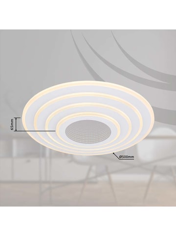 Globo lighting LED-Deckenleuchte "Jocelyn" in Weiß - Ø 50 cm
