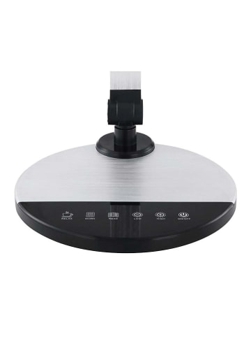 Globo lighting LED-Tischleuchte "Konsti" in Silber/ Schwarz - (H)90,5 cm