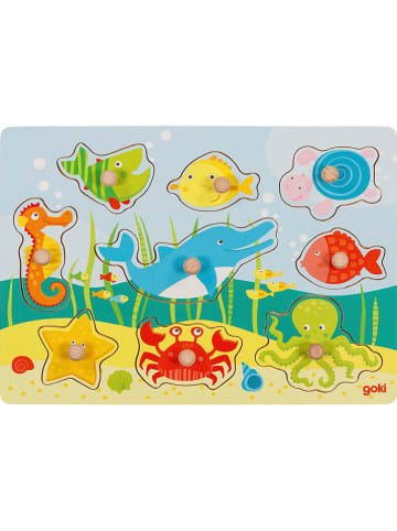 Goki 9tlg. Steckpuzzle "Unterwasserwelt II" - ab 12 Monaten