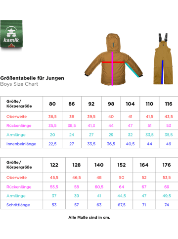 Kamik Ski-/snowboardbroek "Regan" petrol
