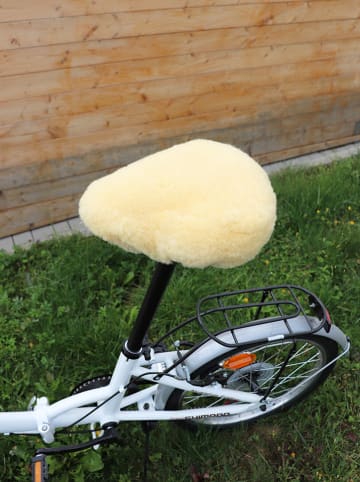 Kaiser Naturfellprodukte Schaffell-Fahrradsattelbezug in Creme