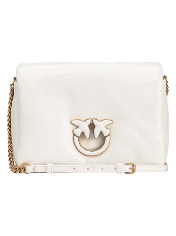 Pinko Leder-Umhängetasche in Creme - (B)26 x (H)19 x (T)12 cm
