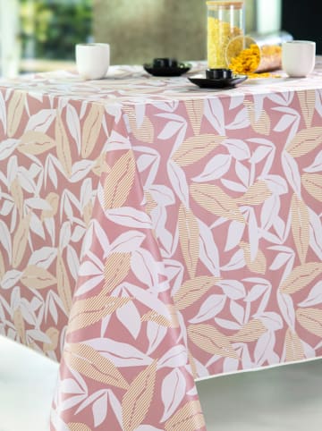 Calitex Outdoor-Tischdecke ''Liv'' in Rosa/ Gelb/ Weiß