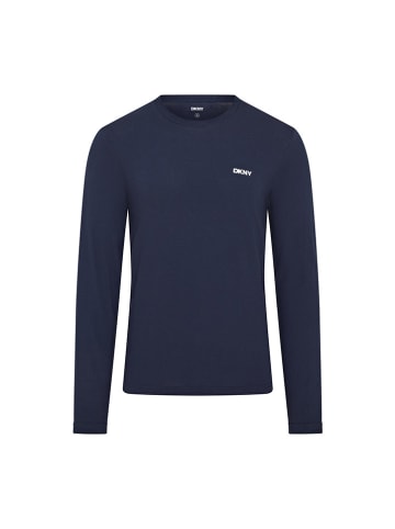 DKNY 3er-Set: Longsleeves in Dunkelblau/ Anthrazit/ Schwarz