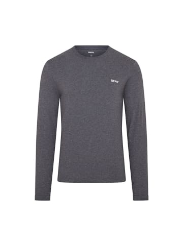 DKNY 3er-Set: Longsleeves in Dunkelblau/ Anthrazit/ Schwarz