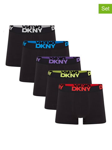 DKNY 5er-Set: Boxershorts in Schwarz