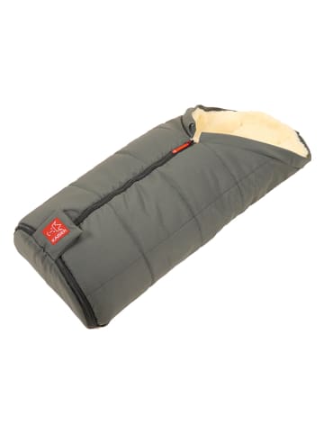 Kaiser Naturfellprodukte Voetenzak met lamsvacht "Iglu" antraciet - (L)93 x (B)45 cm