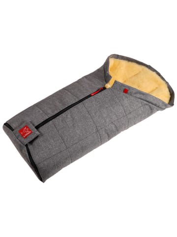 Kaiser Naturfellprodukte Voetenzak met lamsvacht "Iglu" antraciet - (L)93 x (B)45 cm