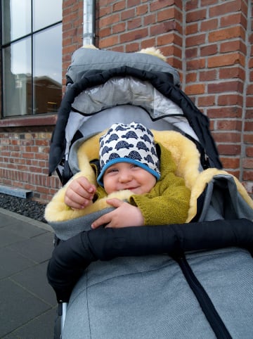 Kaiser Naturfellprodukte Śpiworek wełniany "Iglu" w kolorze jasnoszarym - 93 x 45 cm