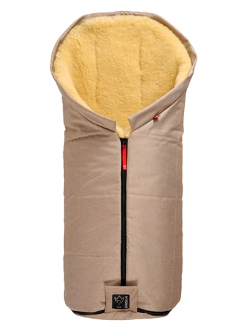 Kaiser Naturfellprodukte Voetenzak met lamsvacht "Iglu" lichtbruin - (L)93 x (B)45 cm