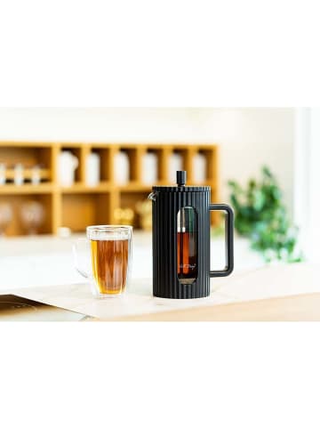 Vialli Design Teekanne "Livio" in Schwarz - 1 l