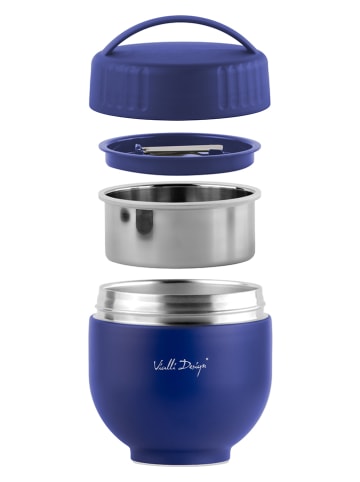 Vialli Design Thermobehälter in Dunkelblau - 680 ml