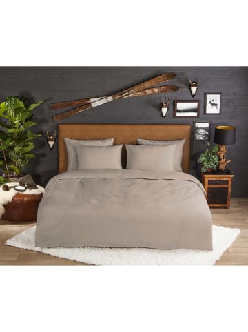 Good Morning Flanell-Bettwäsche-Set in Beige