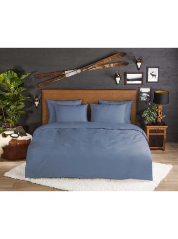 Good Morning Flanellen beddengoedset blauw