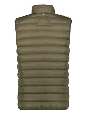 Garcia Doorgestikte bodywarmer kaki