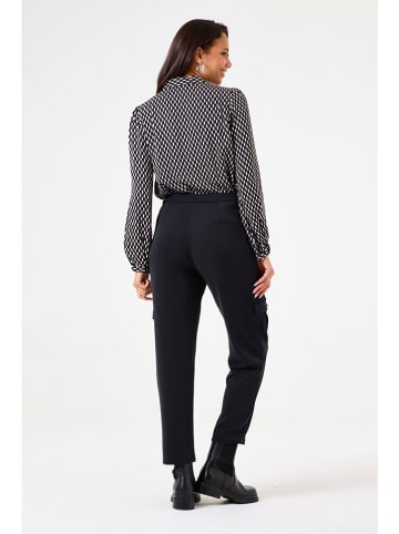 Garcia Bluse in Schwarz/ Weiß