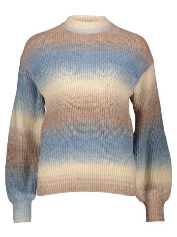 Garcia Pullover in Beige/ Blau