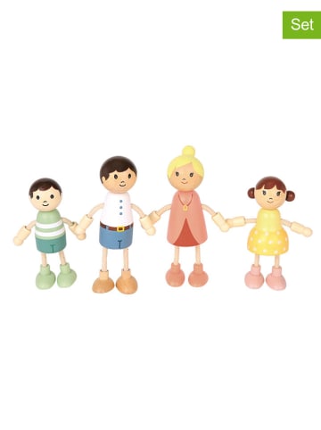 Woet 4-delige set: poppen - vanaf 3 jaar