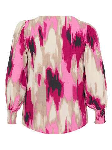 Kaffe Blouse  lichtroze/crème