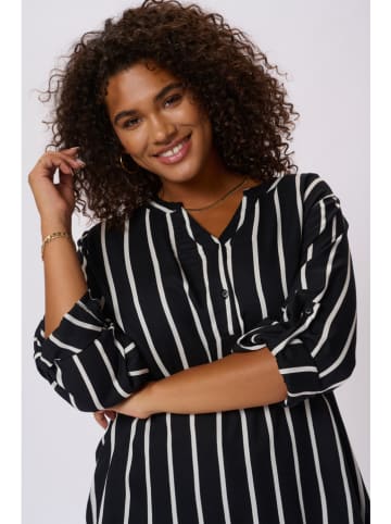 Kaffe Bluse in Schwarz/ Weiß